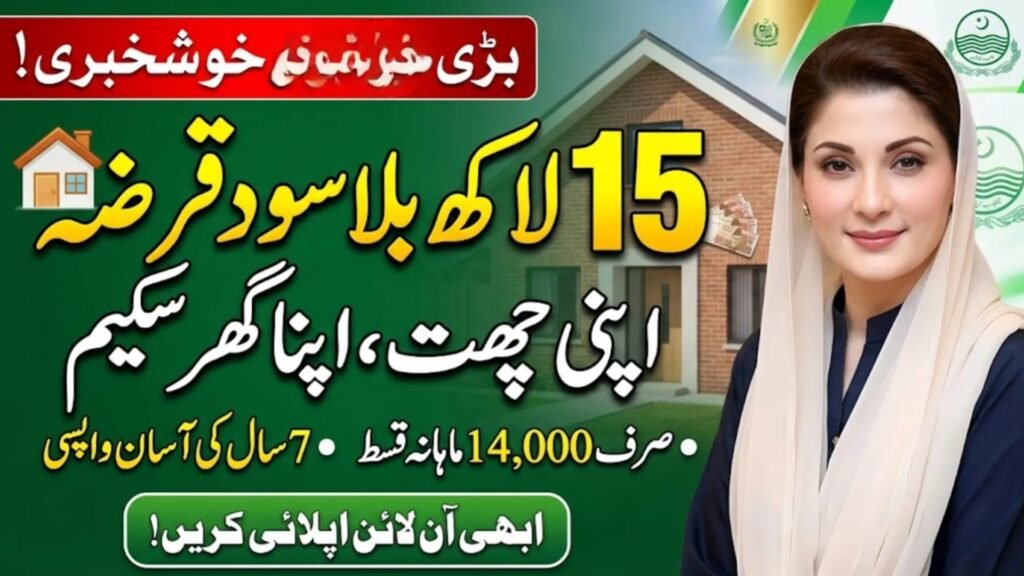 Apni Chhat Apna Ghar Scheme 15 Lakh Loan Registration 2026 – Complete Guide to Eligibility, Online Apply Process, and Benefits