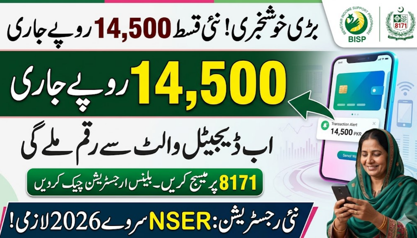 Benazir Kafaalat New Survey Registration Process