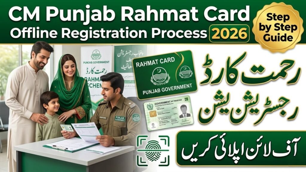 CM Punjab Rahmat Card