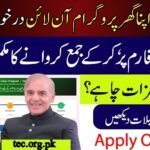 Wazir-e-Azam Apna Ghar Program Online Application Form